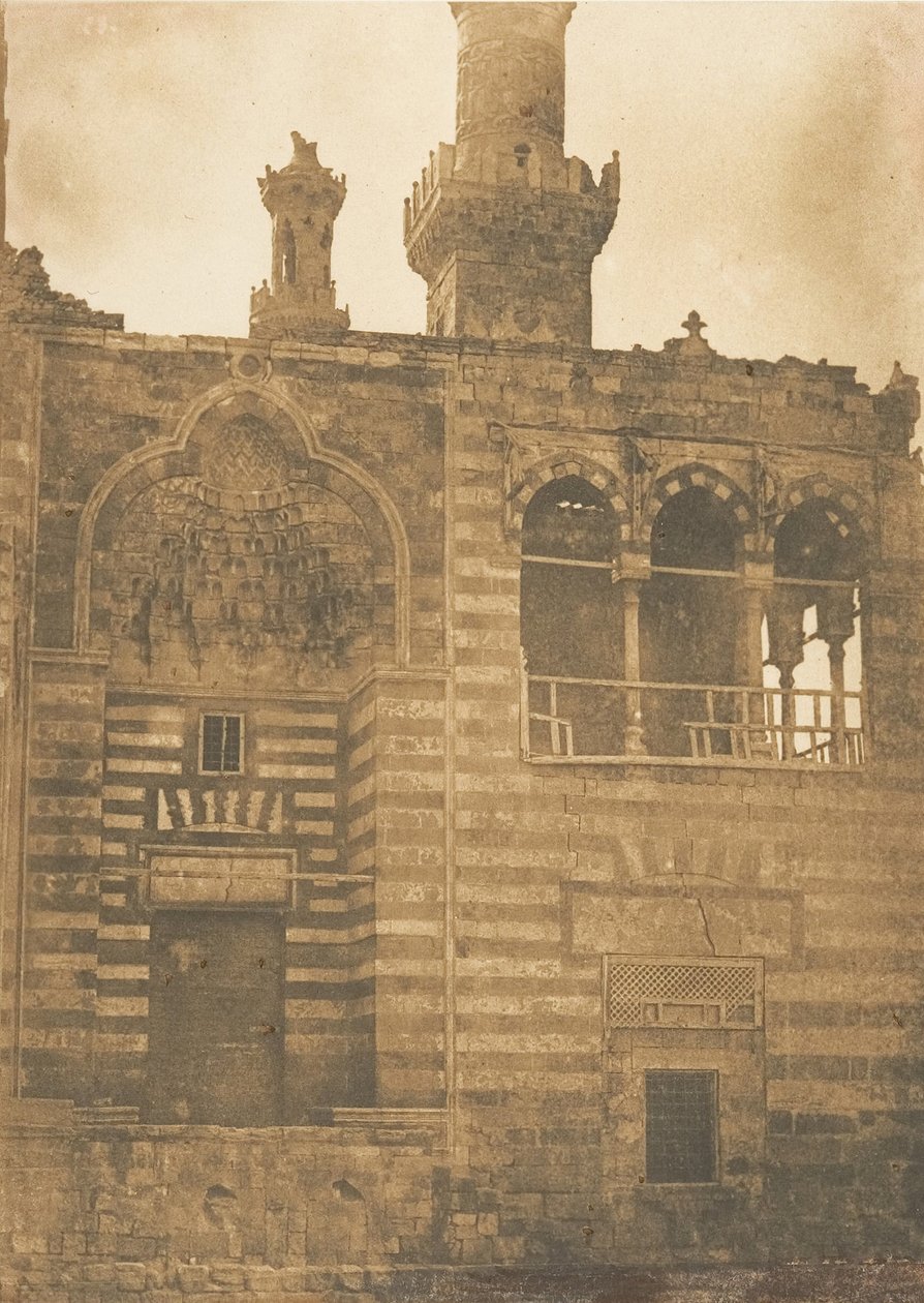 Sisäänkäynti sulttaani Bezkoukin haudalle, Kairo, joulukuu 1849 - tammikuu 1850. tekijältä Maxime Du Camp