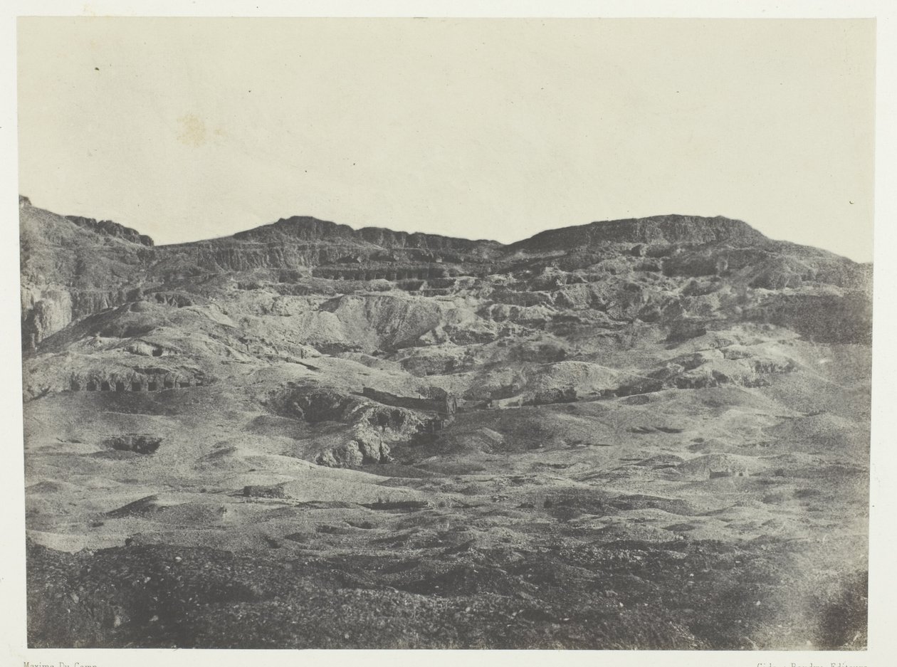 Gournah, Theban nekropolis; Thebes tekijältä Maxime Du Camp