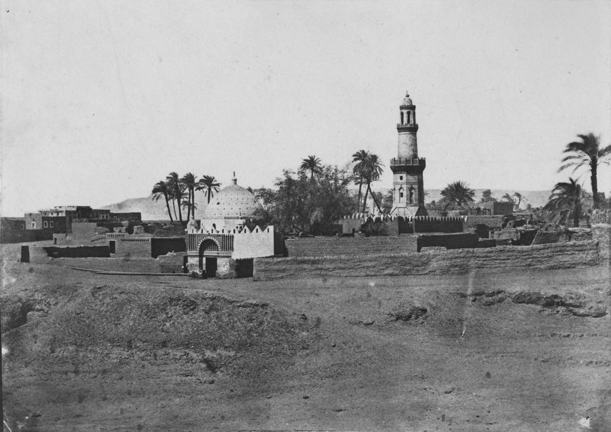 Ylä-Egypti: Mourad Beyn moskeija ja hauta, 1850 tekijältä Maxime Du Camp