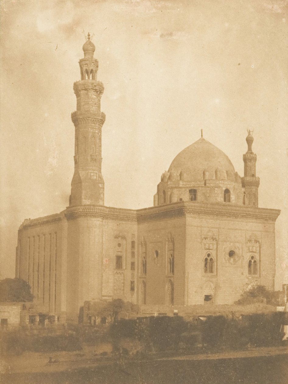 Sultan Haçanin moskeija, Roumelich-aukio, Kairo, 13. joulukuuta 1849. tekijältä Maxime Du Camp