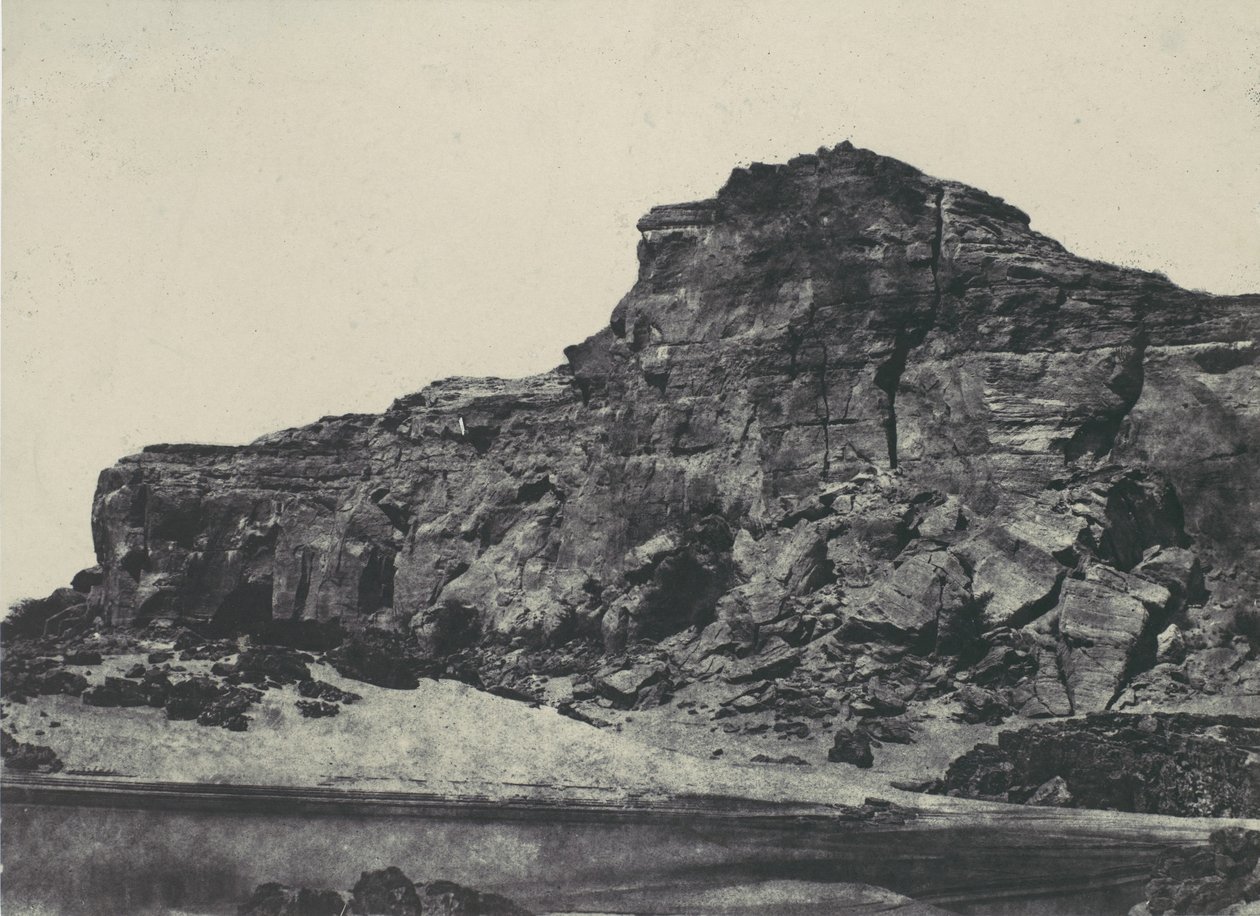 Nubia. Toinen kaihi. Dgebel-Abouoir, 1850. tekijältä Maxime Du Camp