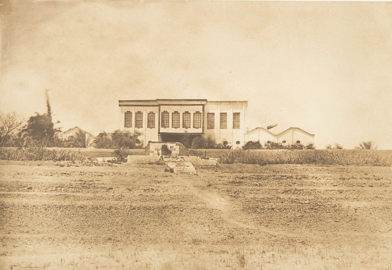 Mehemet-Alin palatsi, Esné, 1849-50. tekijältä Maxime Du Camp