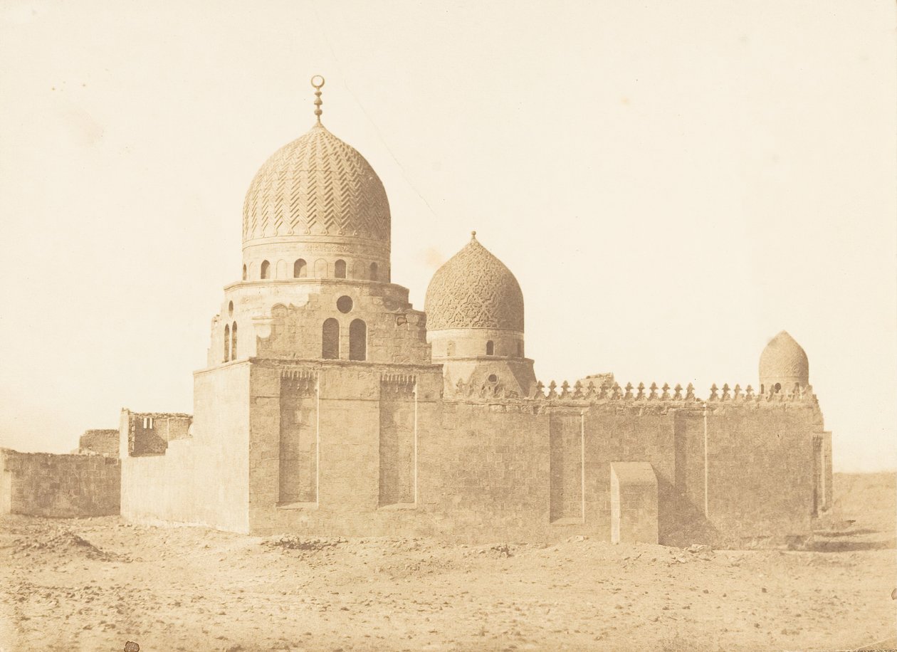 Mameluk-sulttaanien hauta, Kairo, joulukuu 1849 - tammikuu 1850. tekijältä Maxime Du Camp