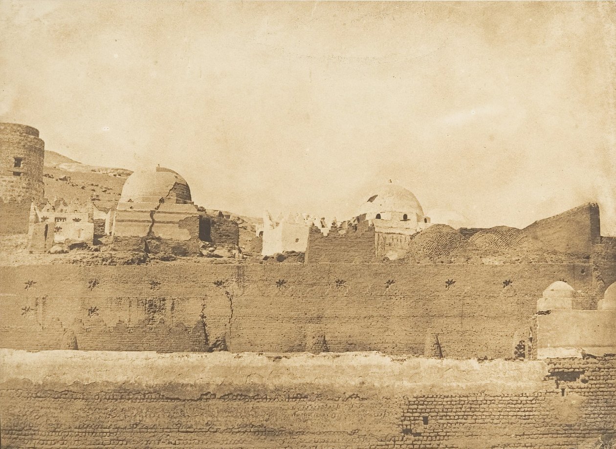 Muslimien haudat Siutissa, 1849-50. tekijältä Maxime Du Camp