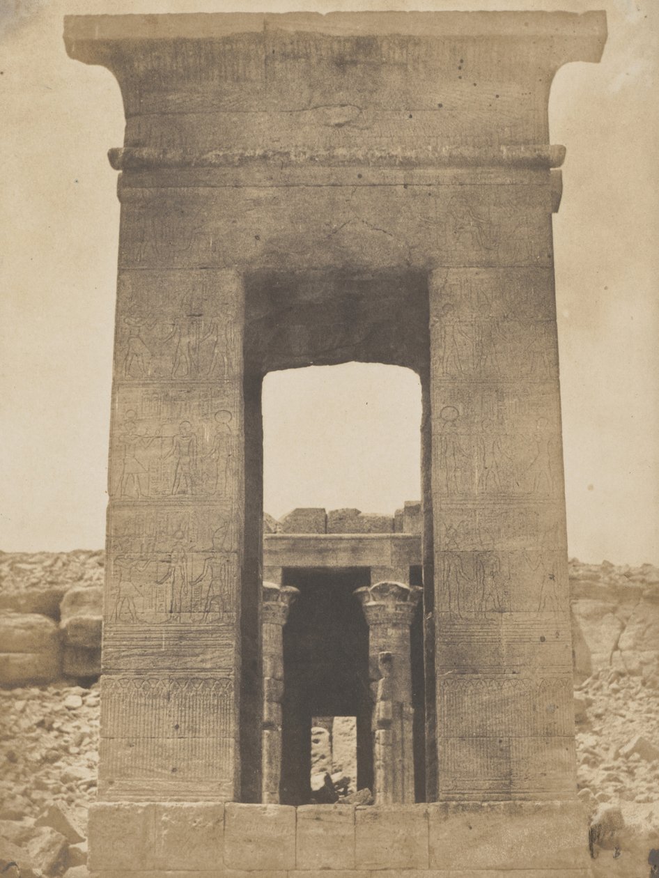 [Näkymä Egyptistä], 1849-51. tekijältä Maxime Du Camp