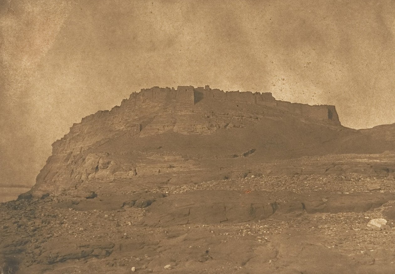 Näkymä Ibrymin linnoituksesta, 31. maaliskuuta 1850. tekijältä Maxime Du Camp