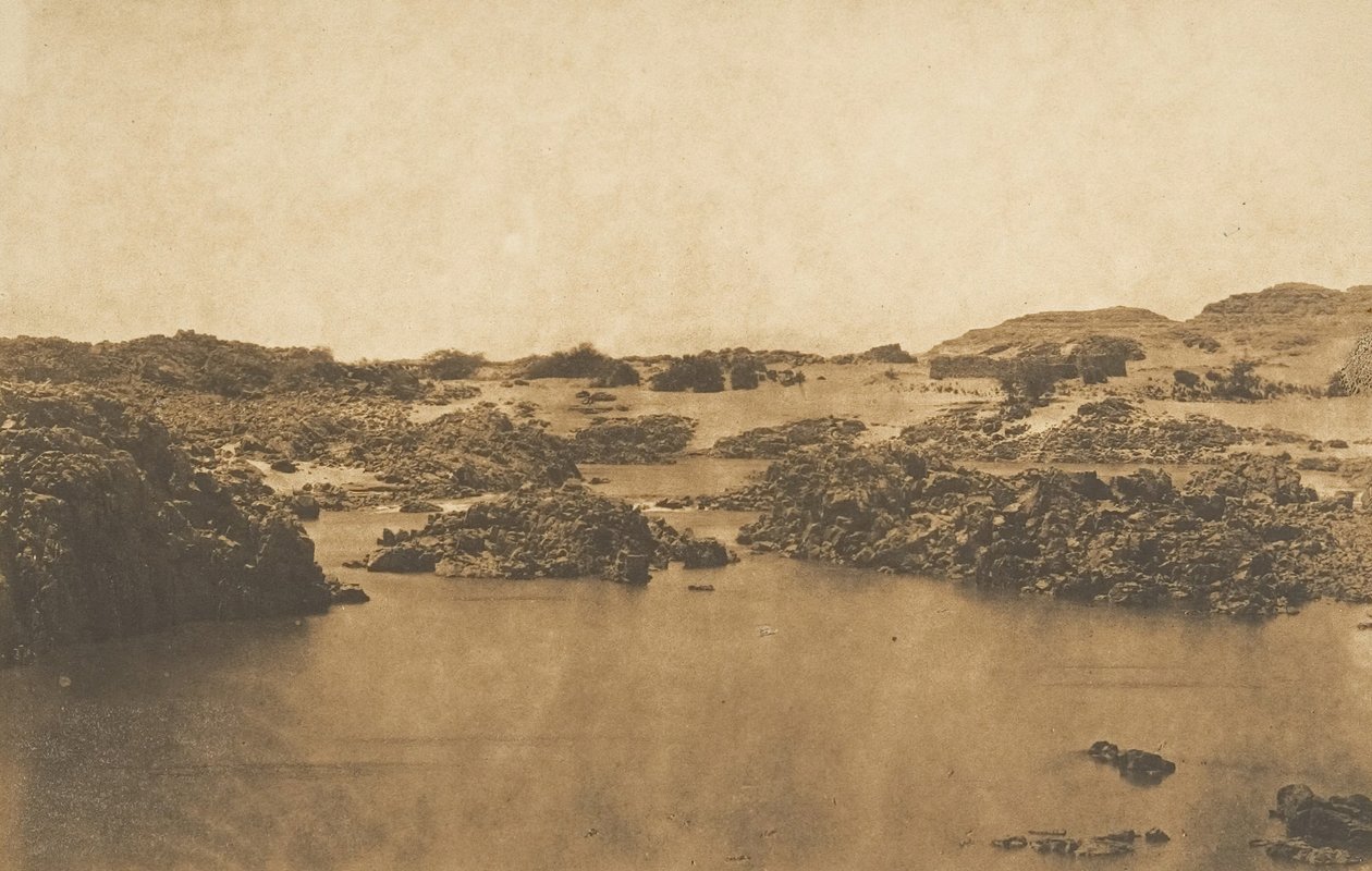 Näkymä otettu toisesta kaihista maaliskuussa 1850. tekijältä Maxime Du Camp