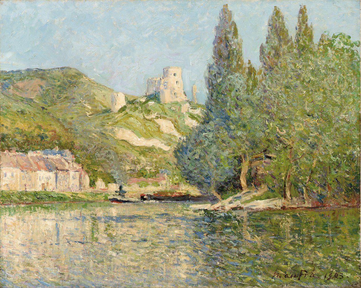 Chateau-Gaillard, Normandia, 1903 tekijältä Maxime Emile Louis Maufra