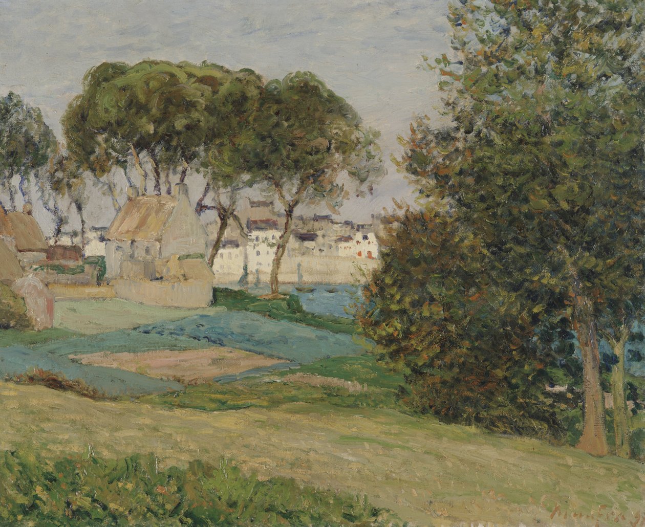 Douarnenez, lokakuun maisema tekijältä Maxime Emile Louis Maufra