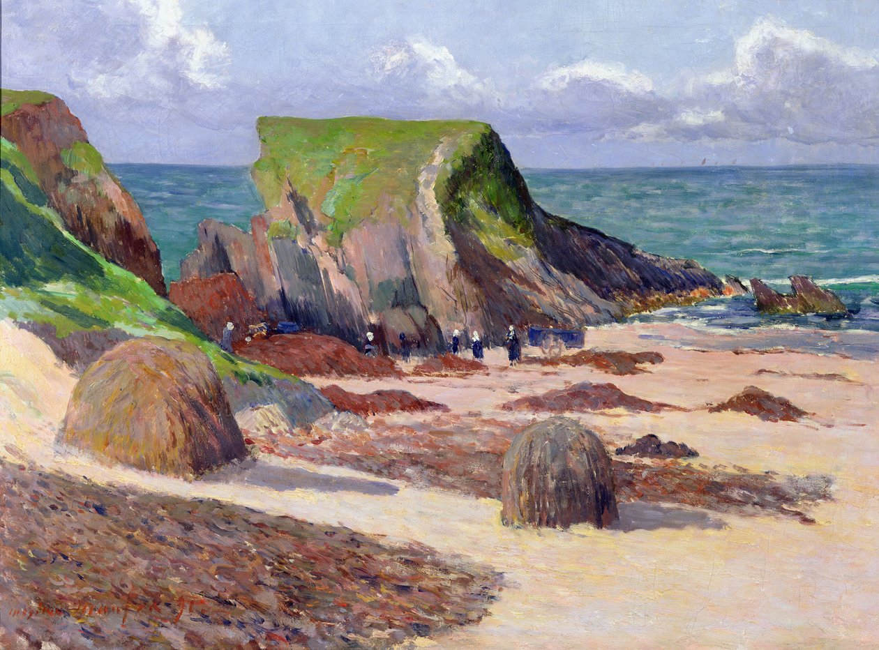 Merilevän korjuu, 1891 tekijältä Maxime Emile Louis Maufra