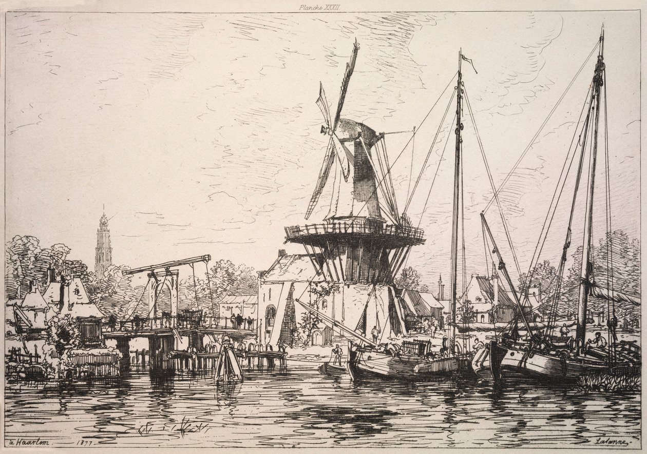 Harlem Hollannissa, 1877. tekijältä Maxime Lalanne