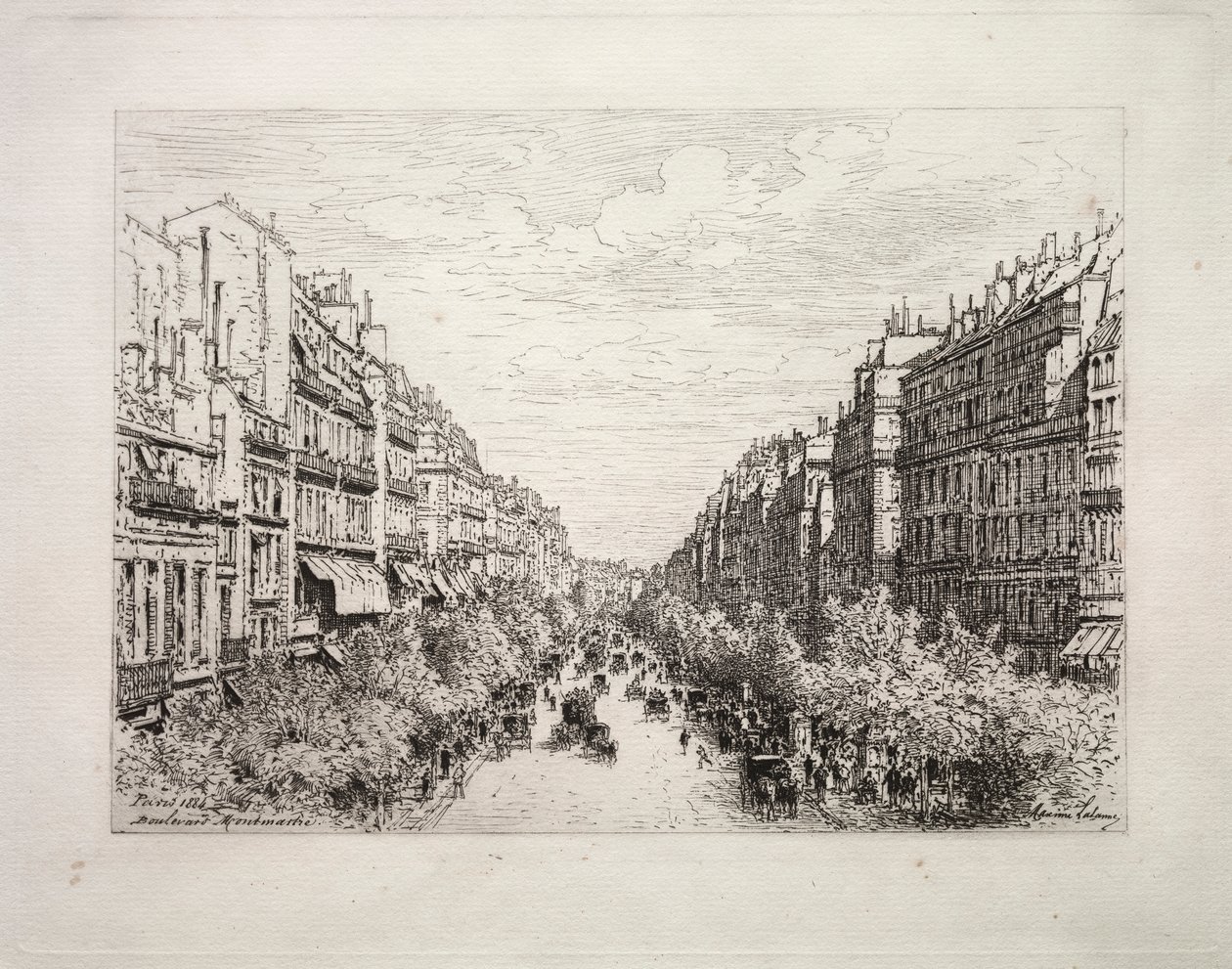 Boulevard Montmartre tekijältä Maxime Lalanne