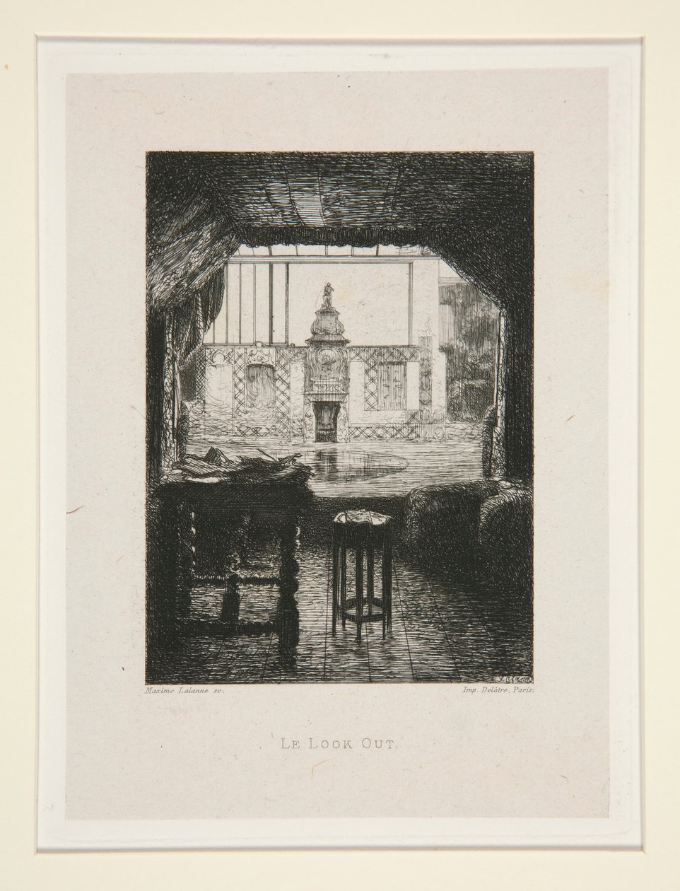 Le look out, pl. 10 sviitistä Chez Victor Hugo (Victor Hugo tekijältä Maxime Lalanne