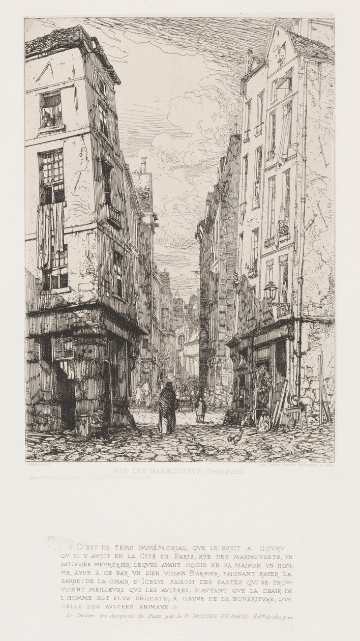 Rue des Marmousets (Vell París) finlandès tekijältä Maxime Lalanne