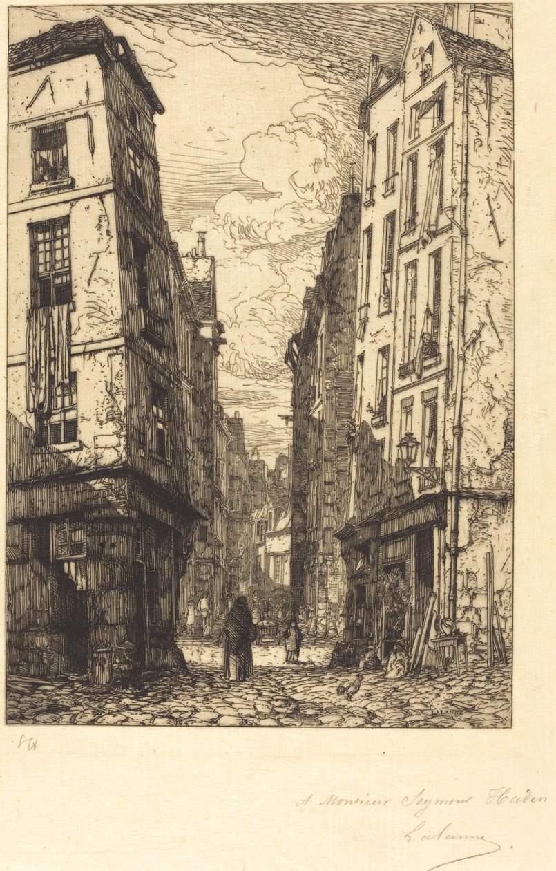 Rue des Marmousets (kaupungin kortteli, vanha Pariisi) tekijältä Maxime Lalanne