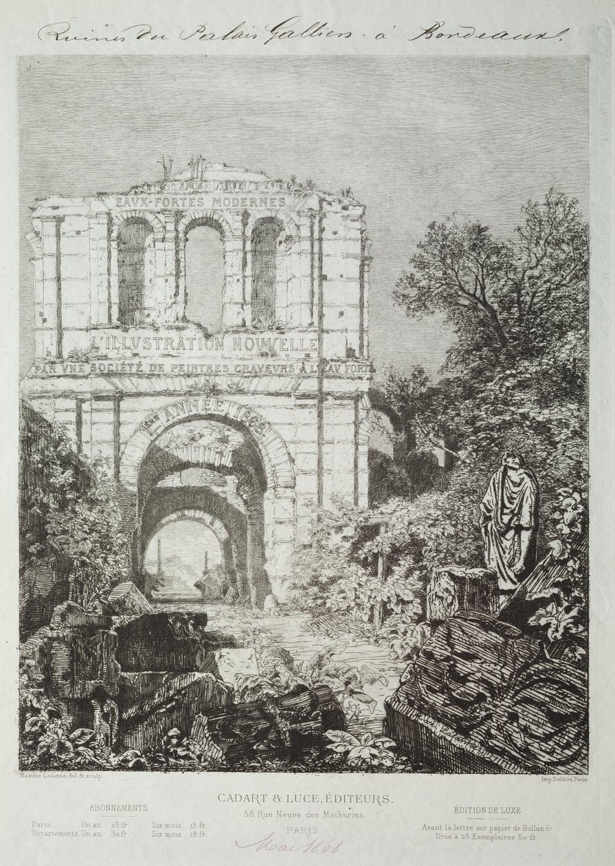 Gallienin palatsin rauniot Bordeaux