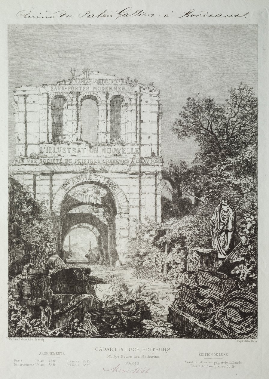 Gallienin palatsin rauniot Bordeaux