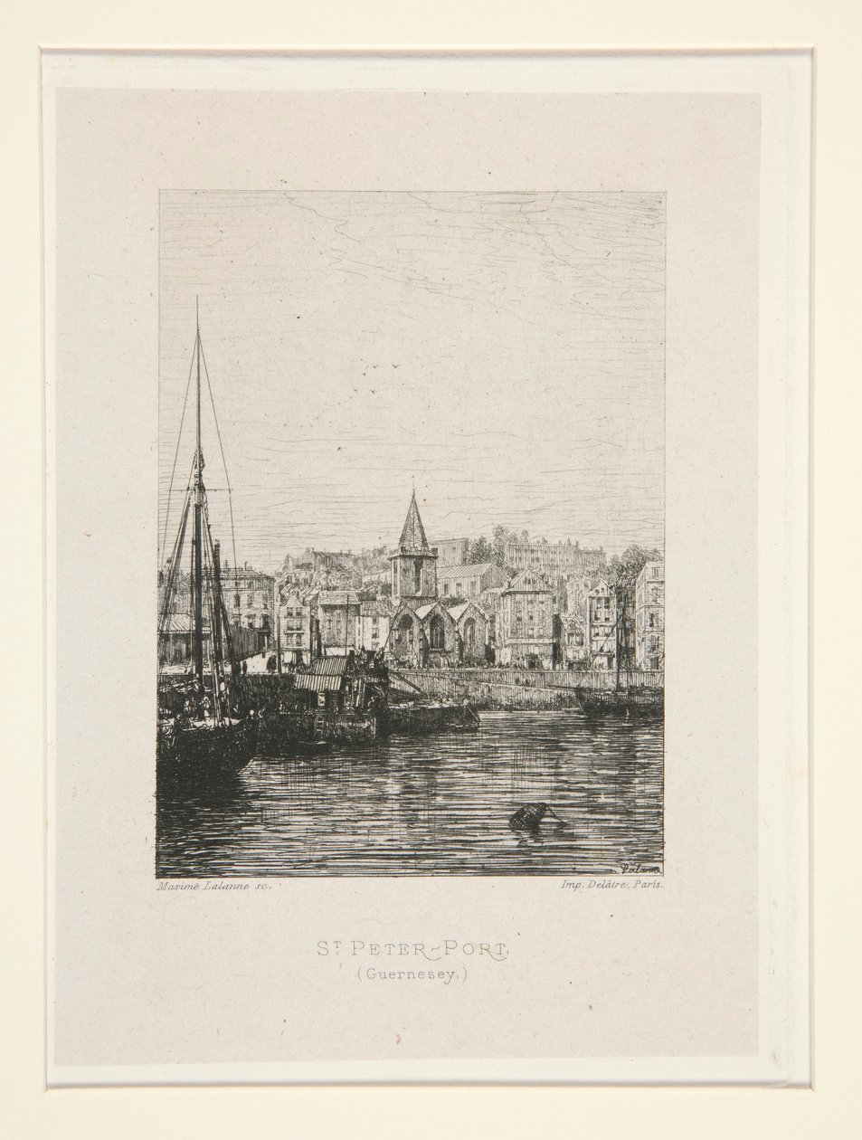 St. Peter-Port, Guernsey, pl. 1 sviitistä Chez Victor Hugo (Victor Hugo tekijältä Maxime Lalanne