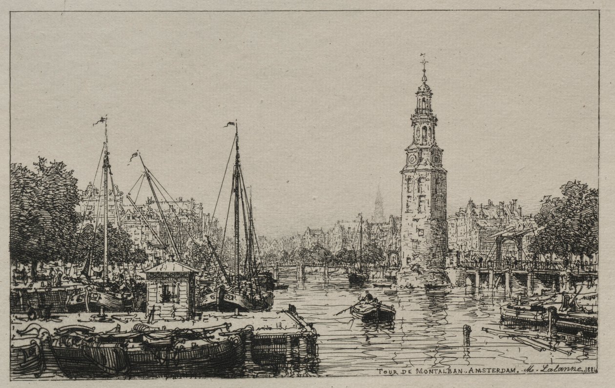 Tour de Montelban, Amsterdam, 1884. tekijältä Maxime Lalanne