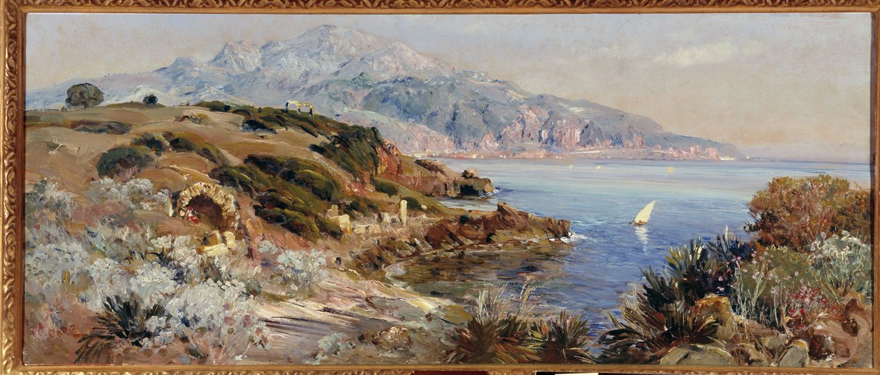 Tipazan lahti Algeriassa Maxime Noiren maalaus (1861-1927) Pakollinen maininta: Kokoelman perustan terveisiä Provencesta, Marseillesta tekijältä Maxime Noire