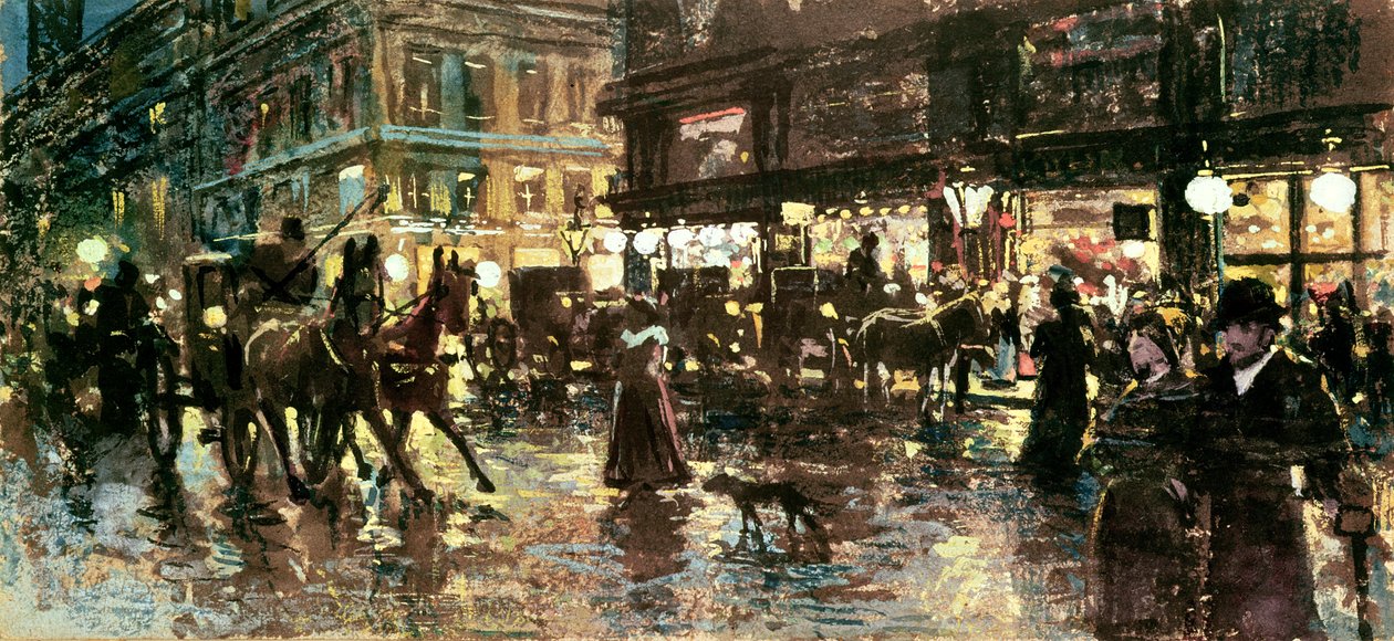 Ringstrasse yöllä, Wien tekijältä Maximilian Lenz
