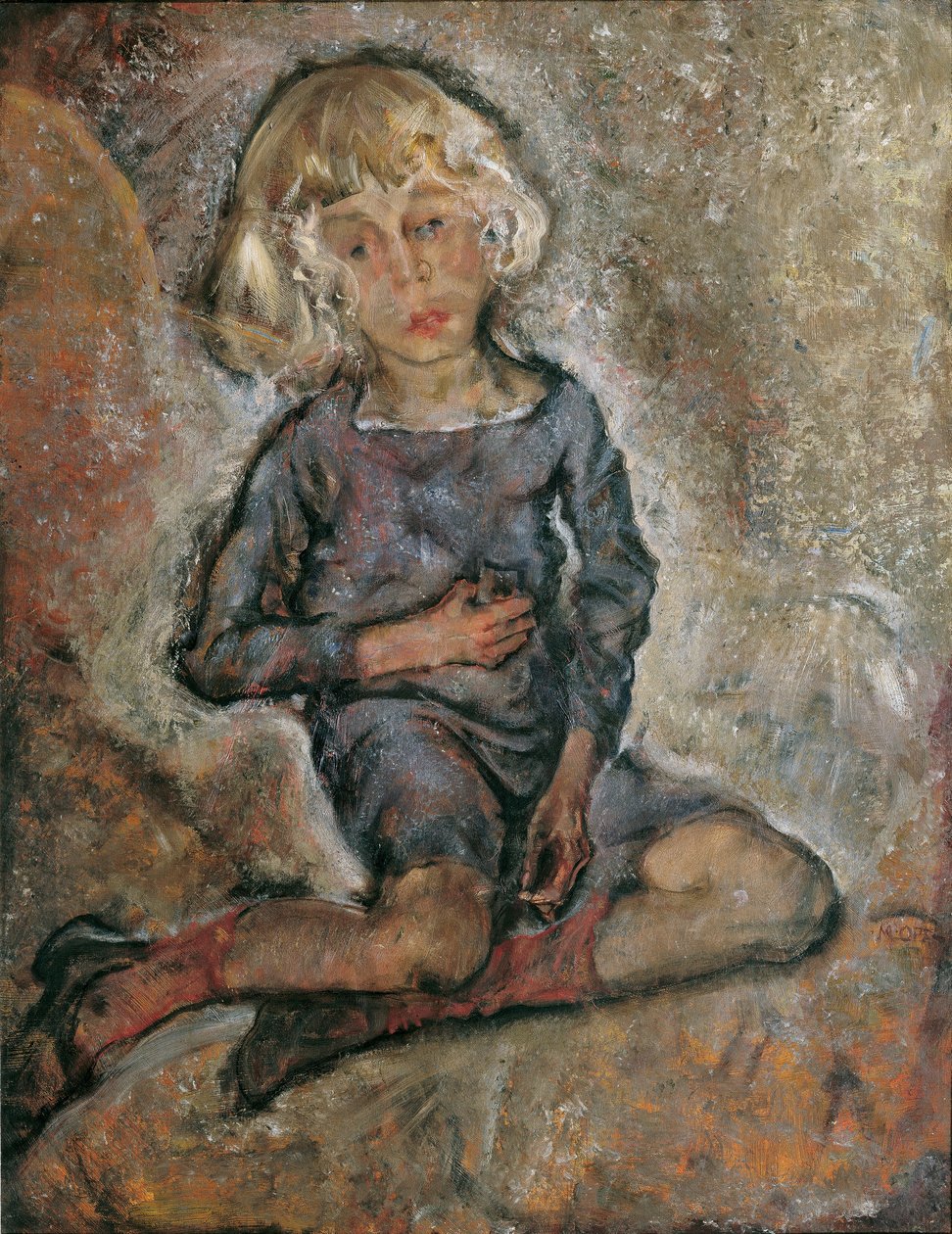 Portrait of a boy by Manfred Osthaus tekijältä Maximilian Oppenheimer