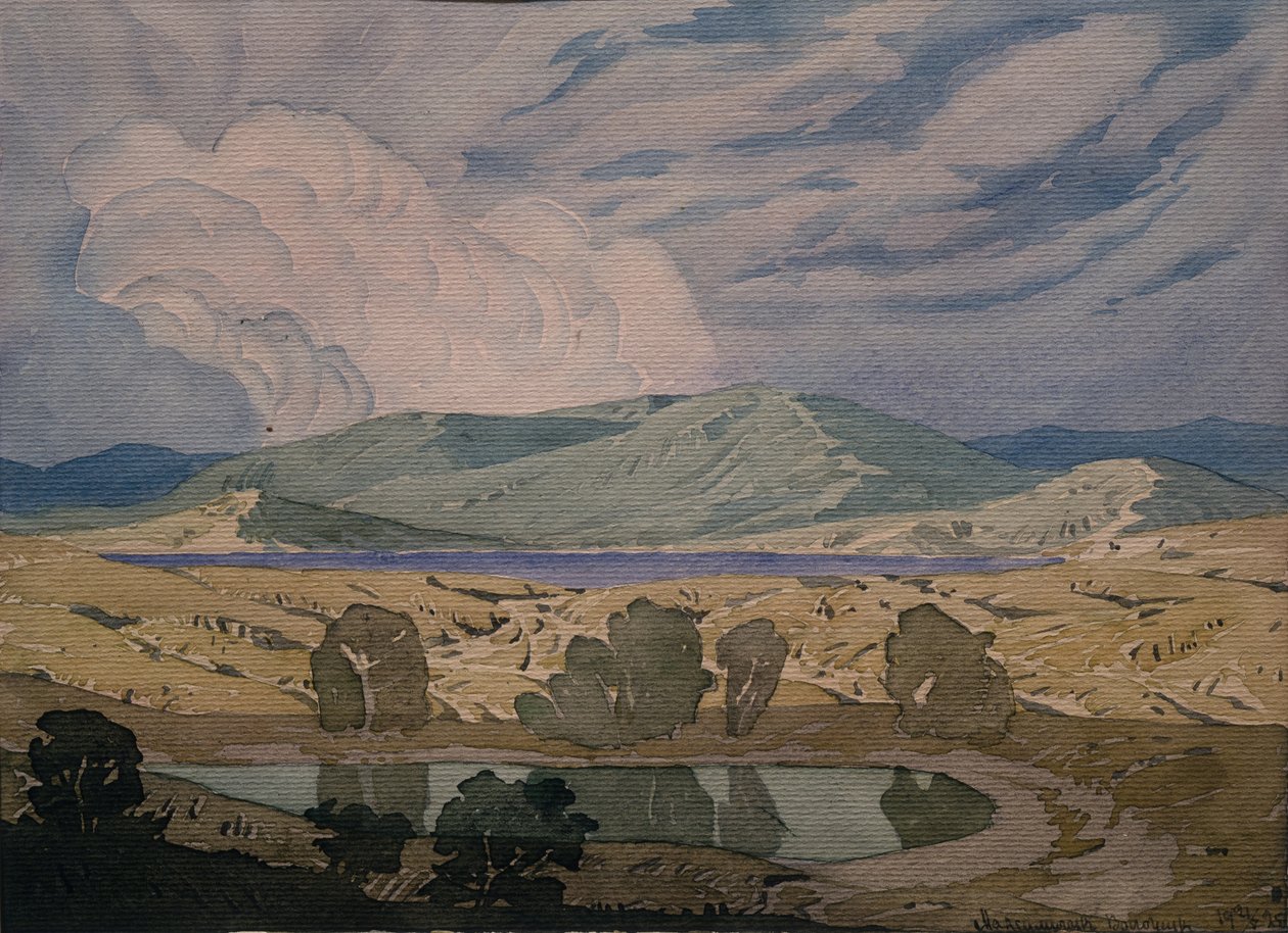 Pilvi lahden yllä. Koktebel, 1925 tekijältä Maximilian Voloshin