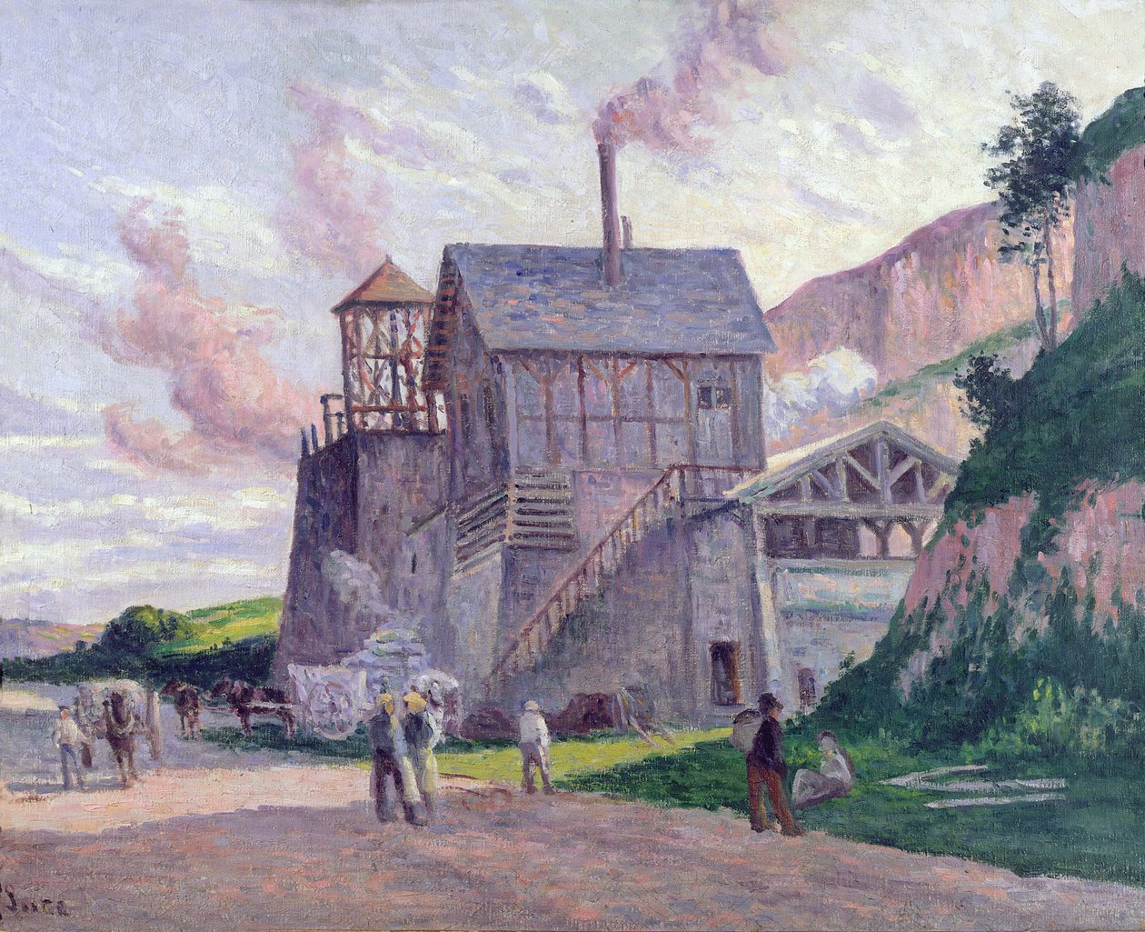 Vermentonin sementtitehdas tekijältä Maximilien Luce