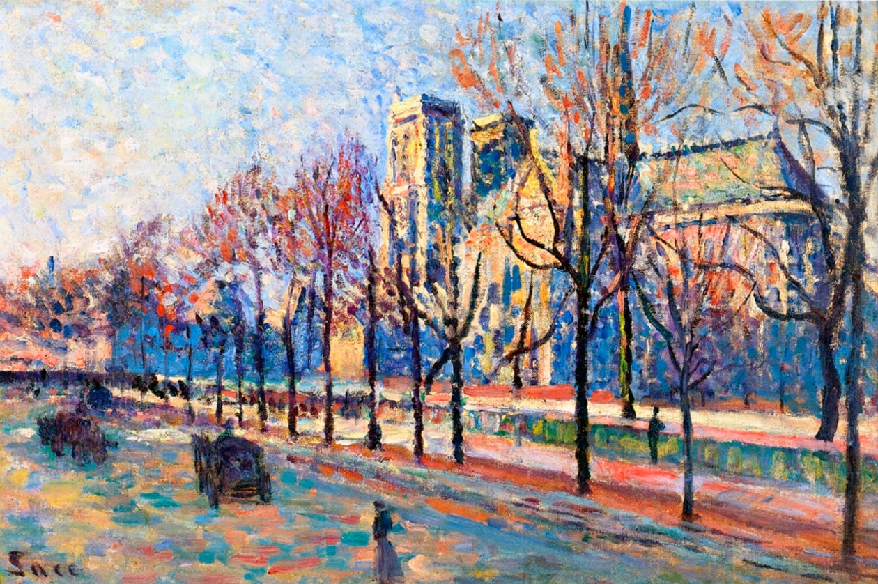 Näkymä Quay Montebellosta, n. 1897 tekijältä Maximilien Luce