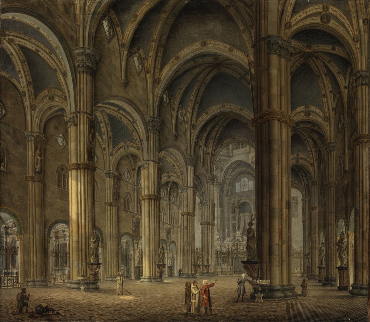 Kircheninneres der Certosa di Pavia tekijältä Maximilien de Hase