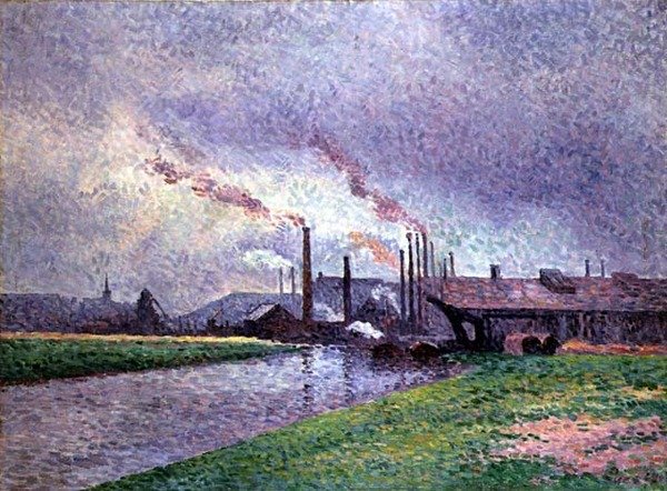 Jokea pitkin tekijältä Maximilien Luce