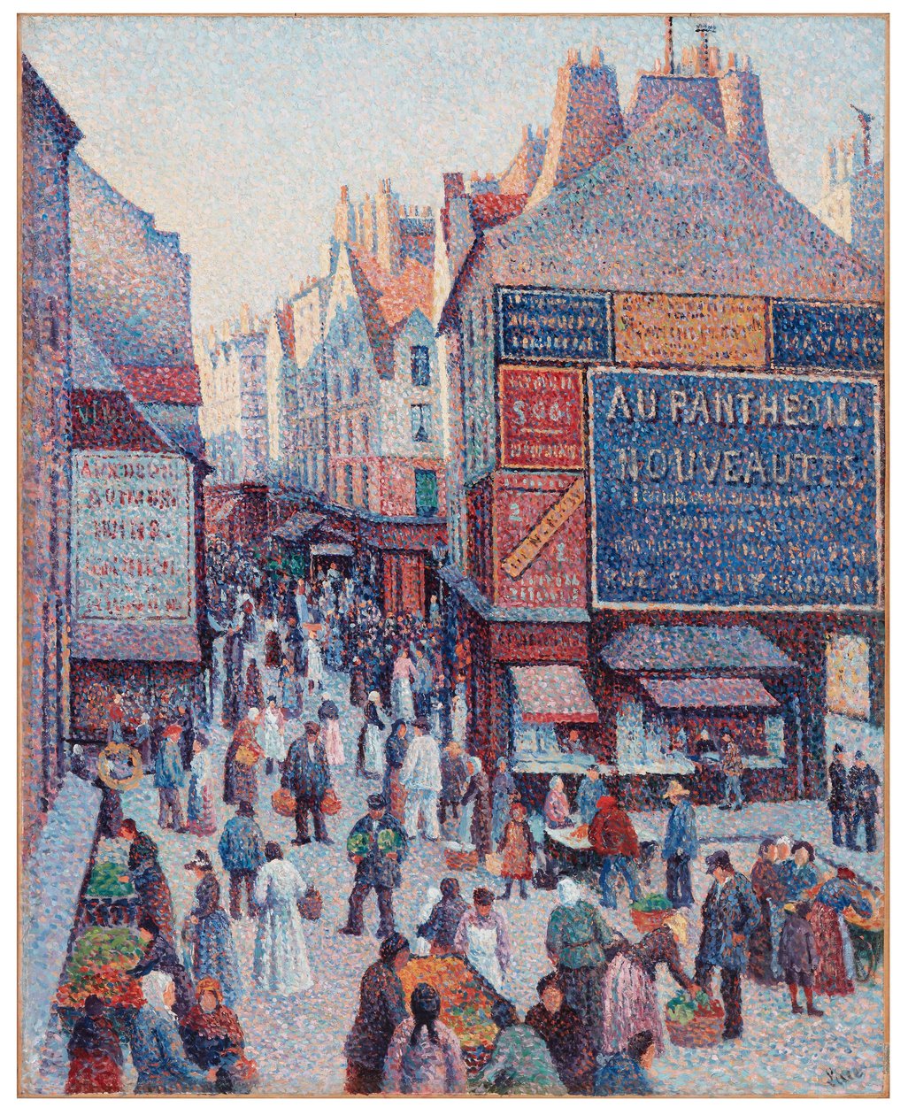 Rue Mouffetard tekijältä Maximilien Luce