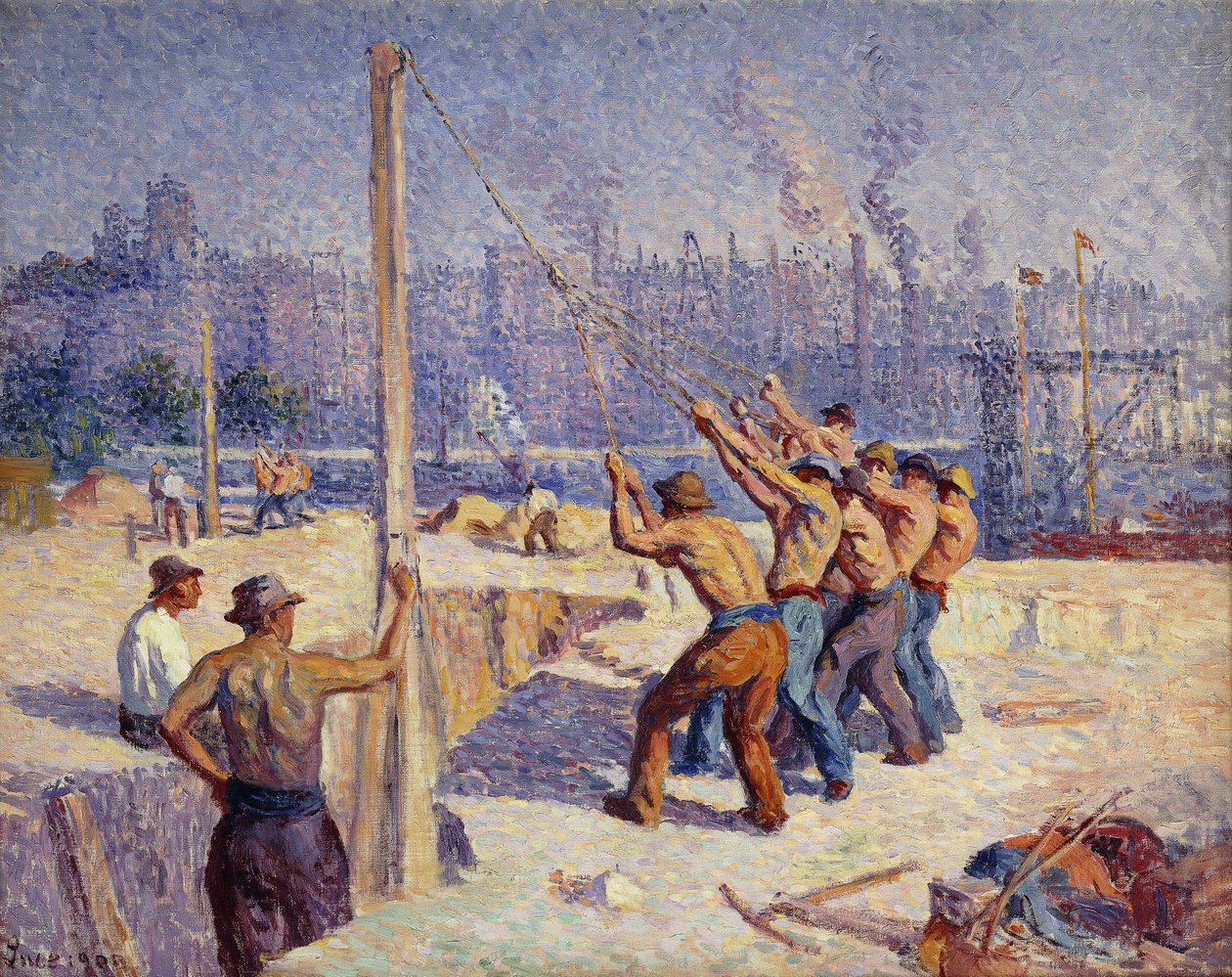 Paalut, 1900 tekijältä Maximilien Luce