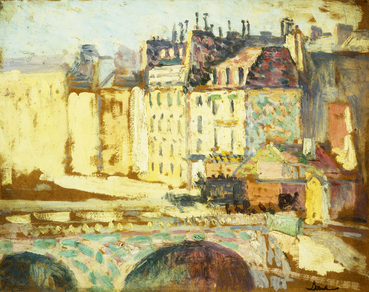 Pariisi, Pont Neuf, tekijältä Maximilien Luce