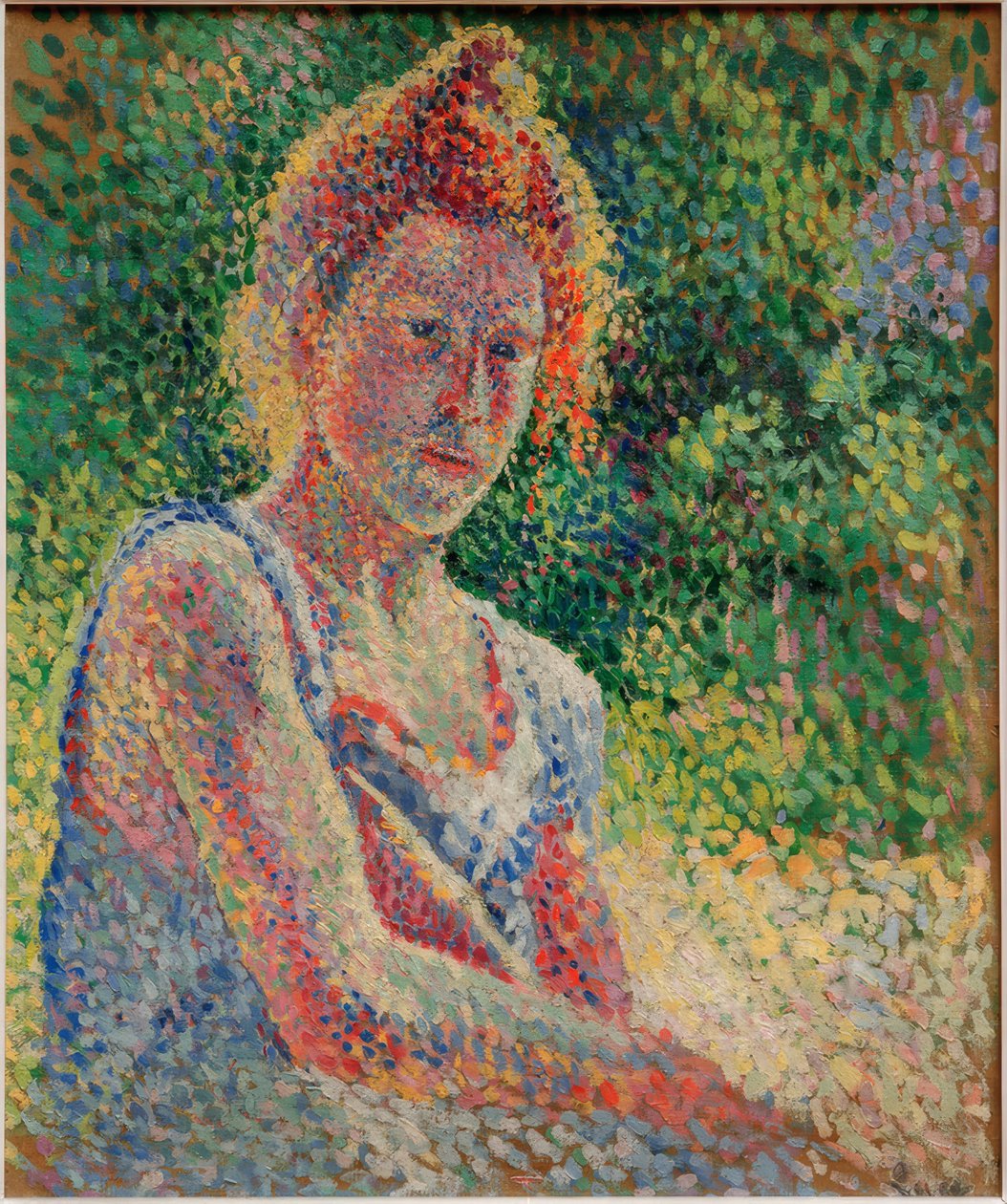 Nuoren naisen muotokuva tekijältä Maximilien Luce