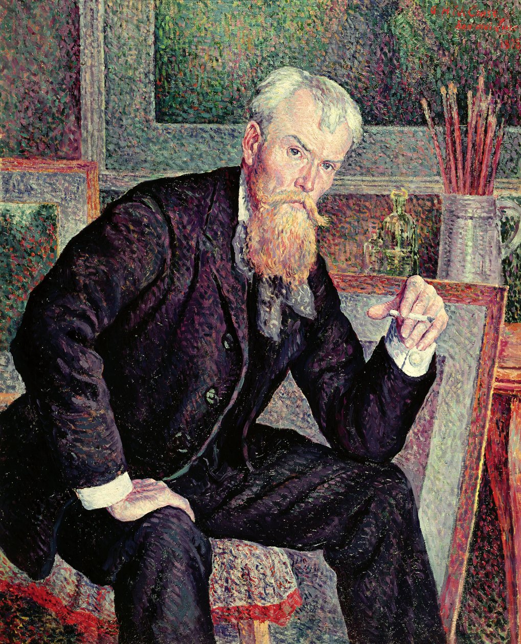 Henri Edmond Crossin (1856-1910) muotokuva 1898 (katso 20769) tekijältä Maximilien Luce