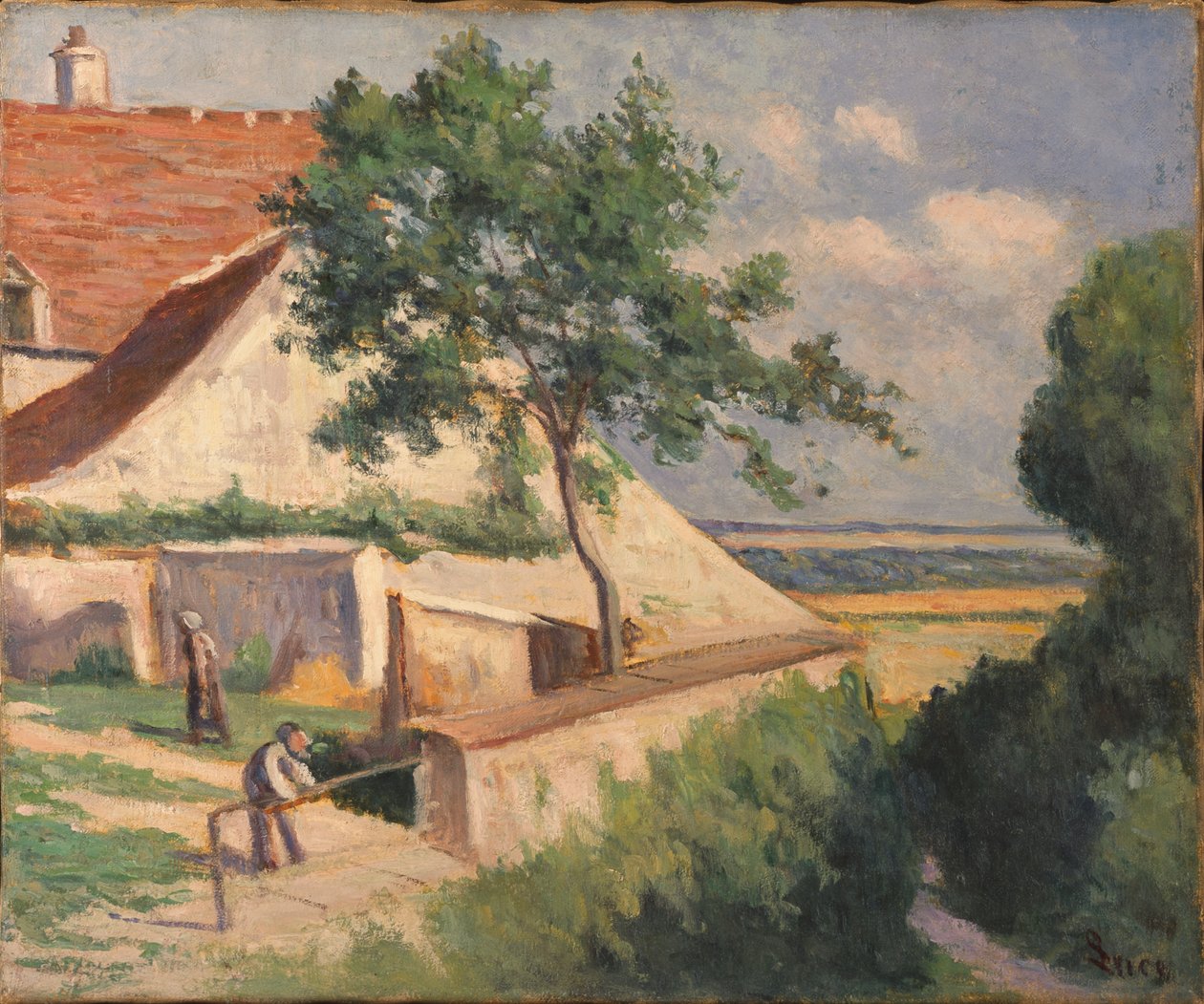 Rolleboise, kirkon takana tekijältä Maximilien Luce