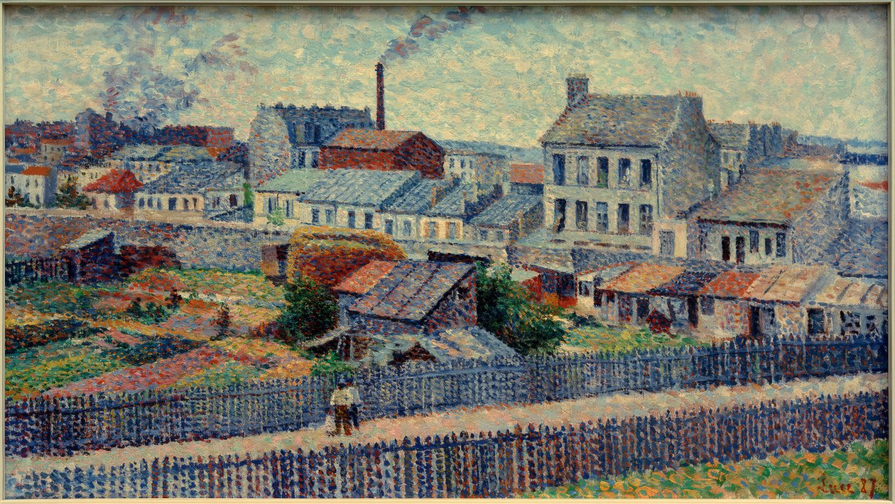 Terrain à Montmartre, Rue Championnet tekijältä Maximilien Luce