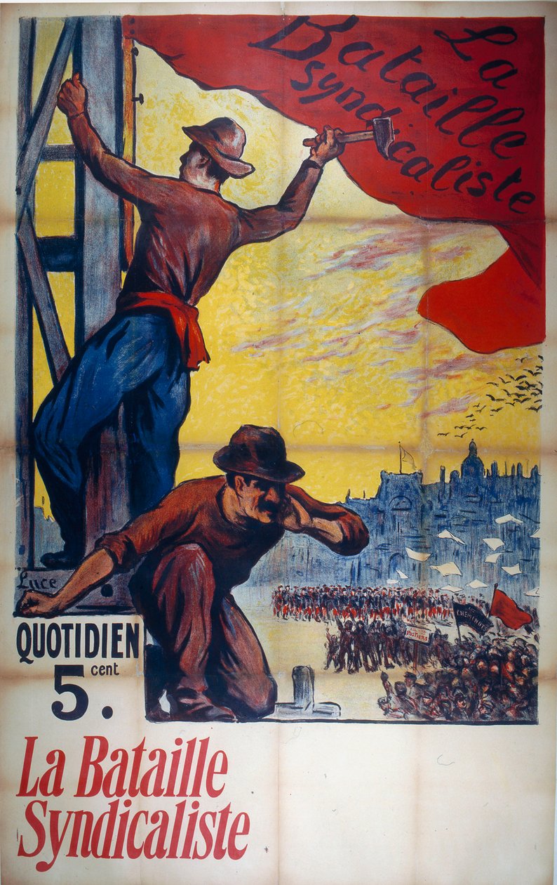 The Journal La Bataille syndicaliste 27. huhtikuuta 1911, 1911. tekijältä Maximilien Luce