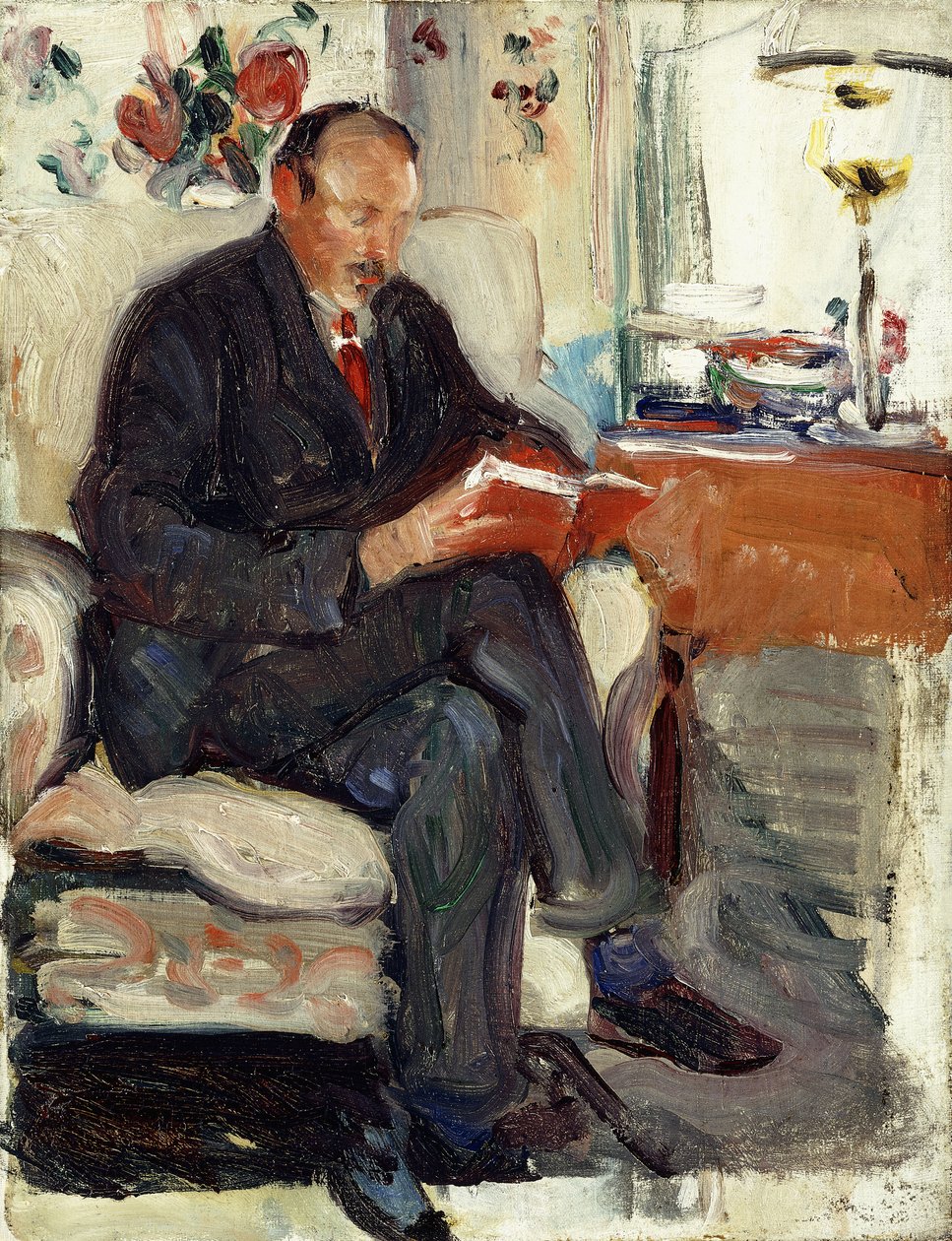 Ernest Lawsonin muotokuva (öljy kankaalle) tekijältä May Wilson Preston