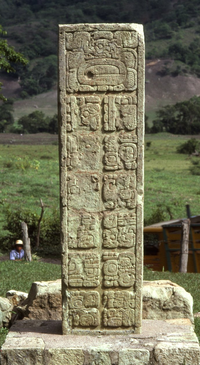 Copan Stela 6 tekijältä Mayan