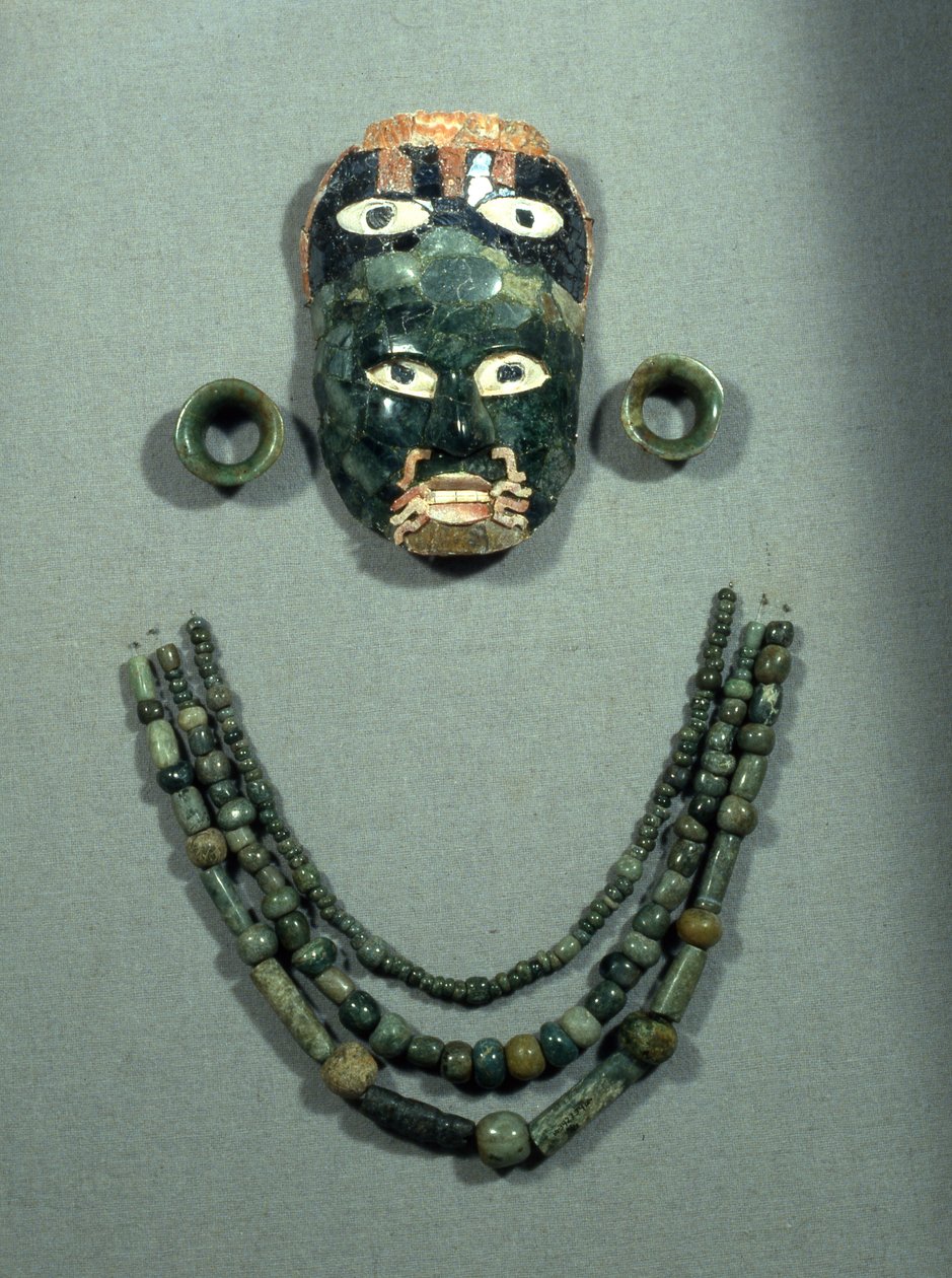 Calakmulin hautajaloki, myöhäisklassikko, 600-900 jKr (jade) tekijältä Mayan