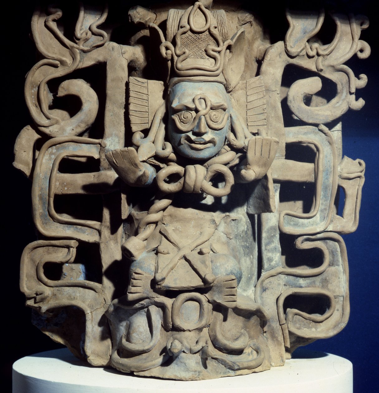 Hautausuurna Tapijulapasta, Tabascosta (terrakotta) tekijältä Mayan
