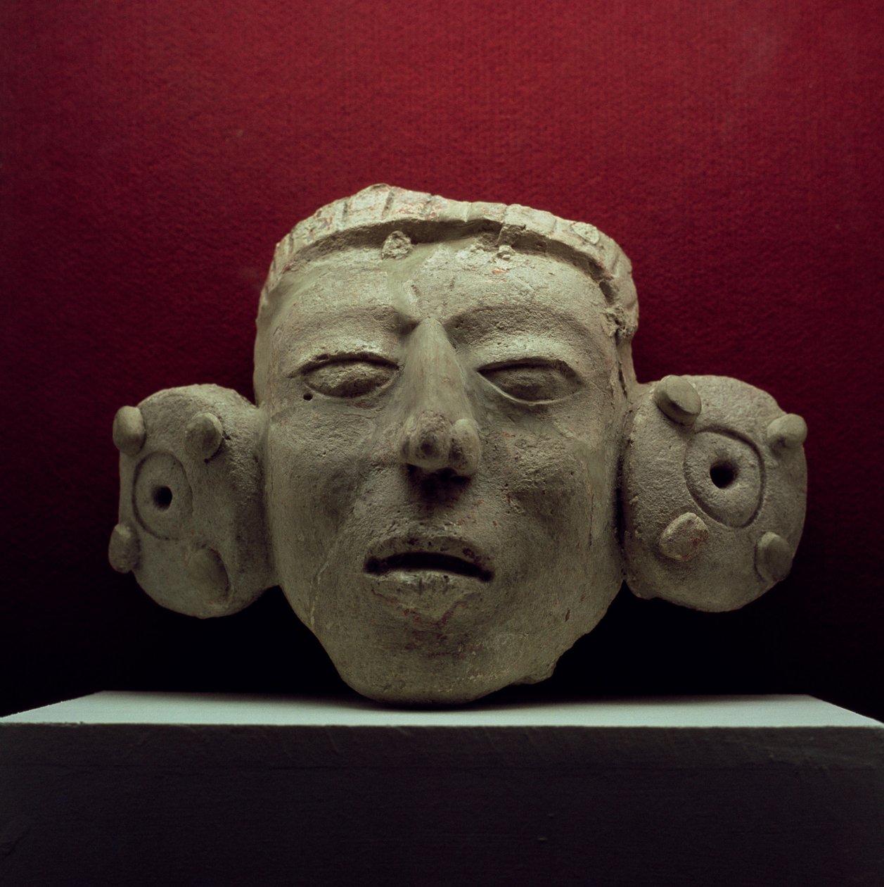 Naamio, 500-900 jKr (kipsi) tekijältä Mayan