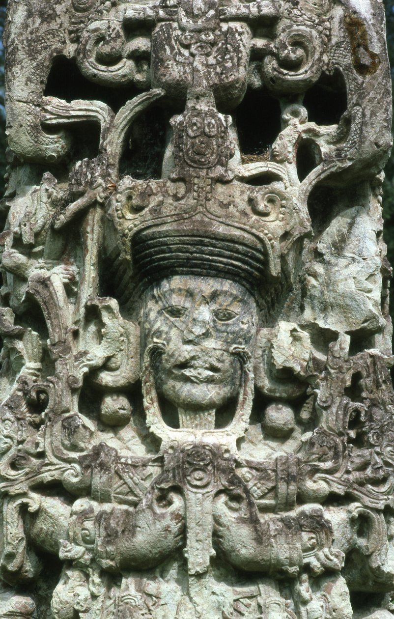 Stela B, Copan, myöhäinen klassikkokausi, 731 jKr tekijältä Mayan