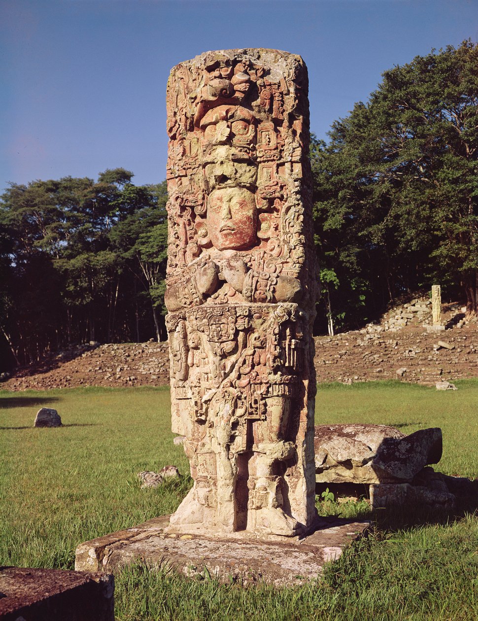 Stele of King Grand Plazassa tekijältä Mayan