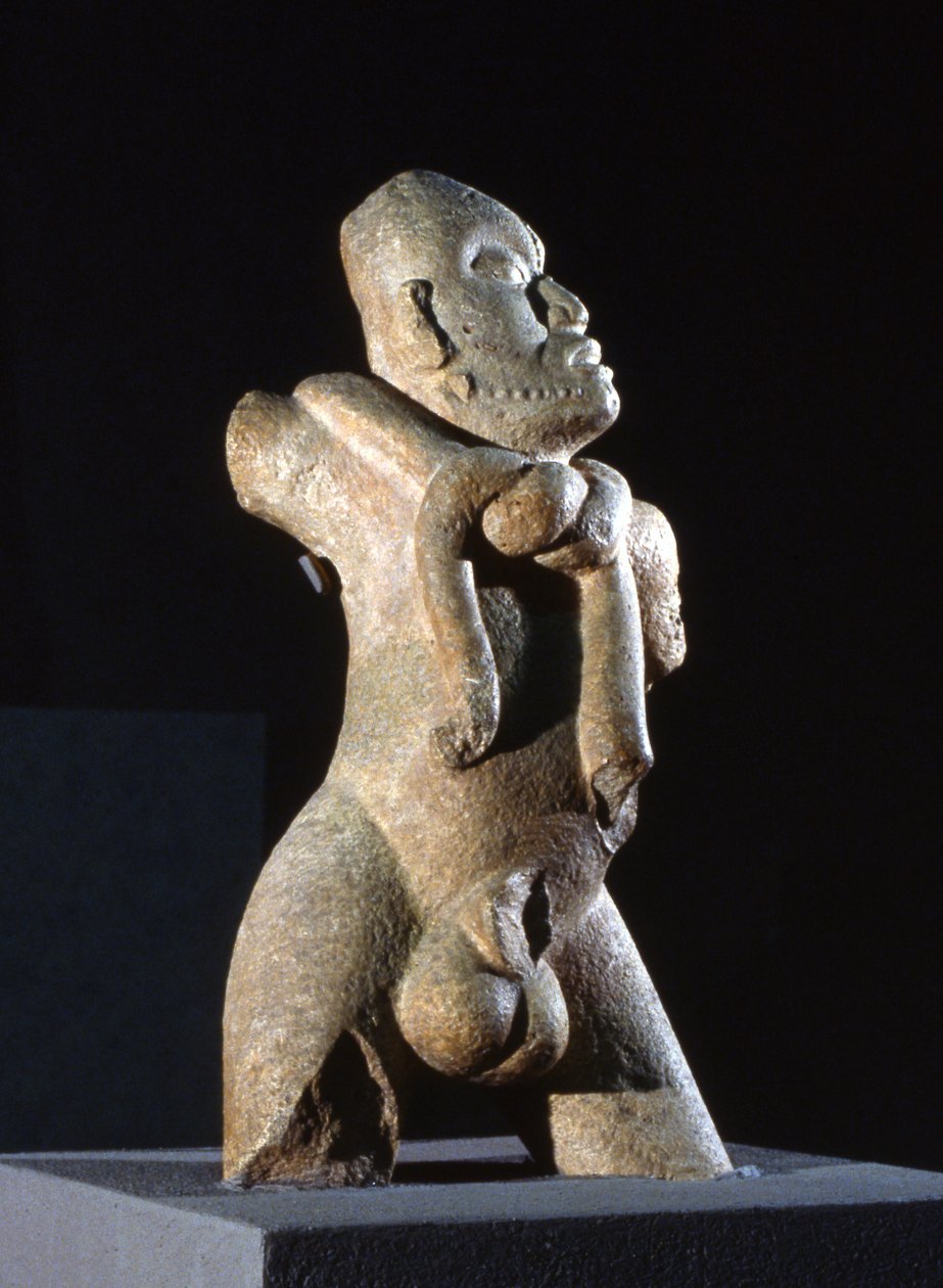 Cumpichin nuori mies, Yucatan, Meksiko, myöhäisklassinen aika, 600-900 jKr. tekijältä Mayan
