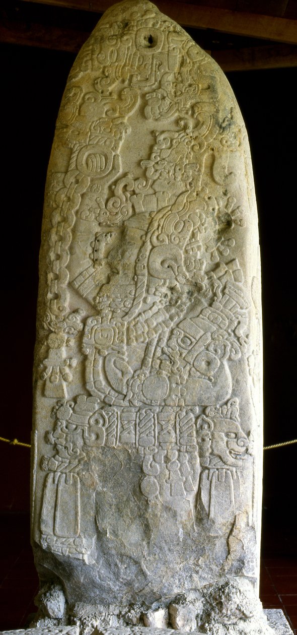 Tikal Stela 31, varhainen klassikkokausi, 445 jKr tekijältä Mayan