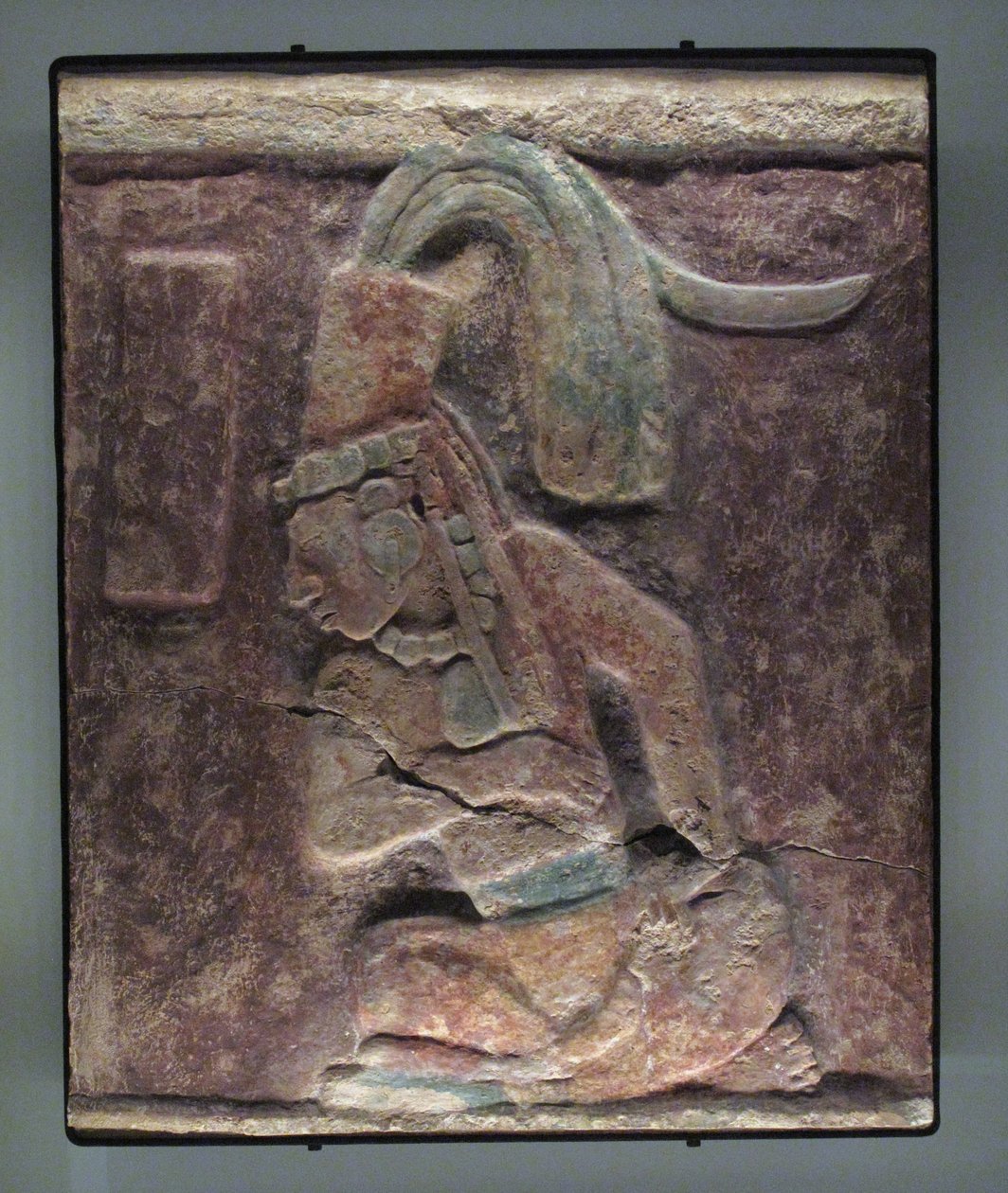 Istuva mies, El Chicozapote, Usumacinta, myöhäisklassinen aika, 600-900 jKr tekijältä Mayan