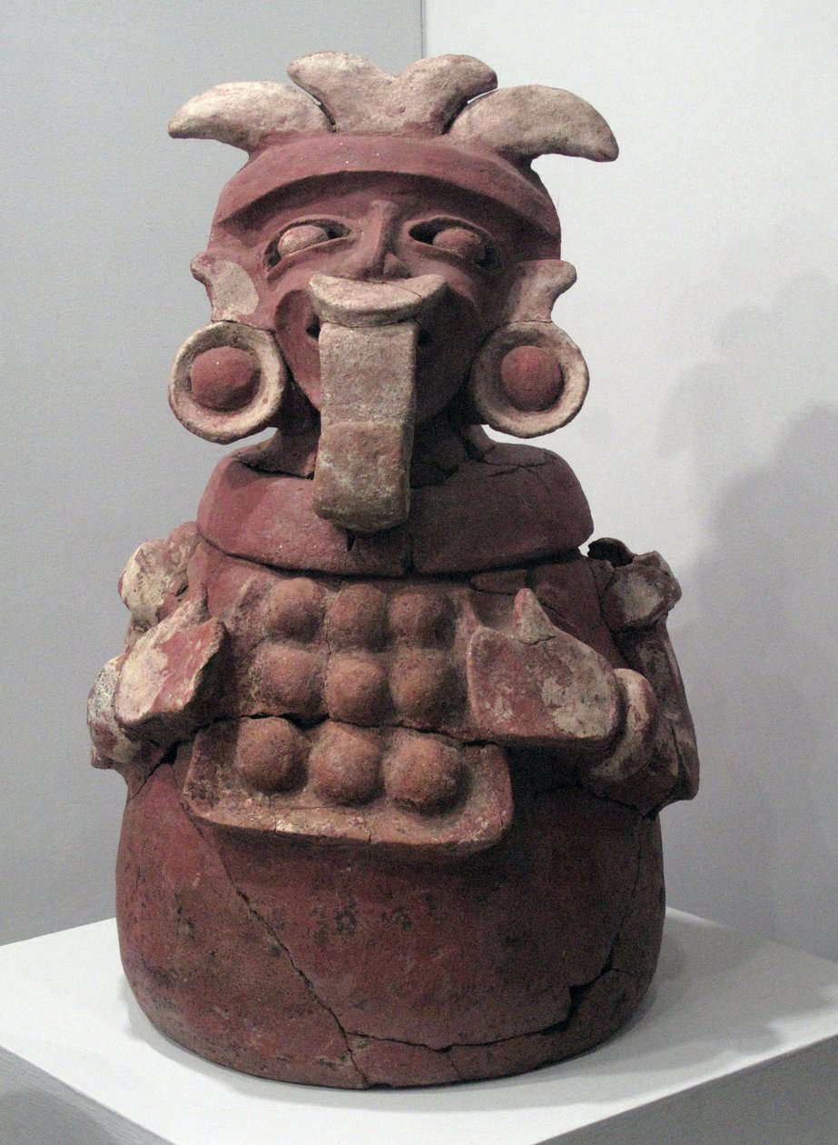 Hautausuurna, La Lagunita, varhainen klassikko, 250-550 jKr (keraaminen) tekijältä Mayan Mayan
